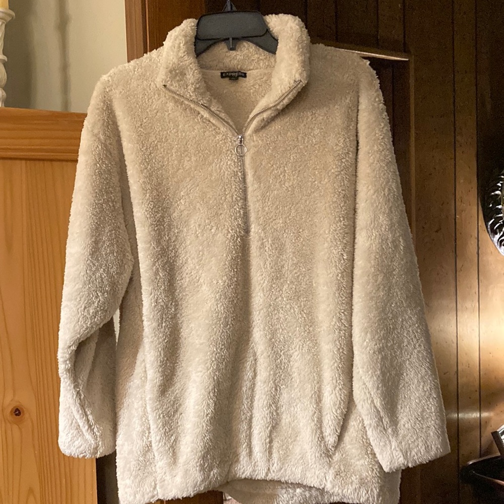 Express Quarter-zip pullover top or jacket.  Size Small